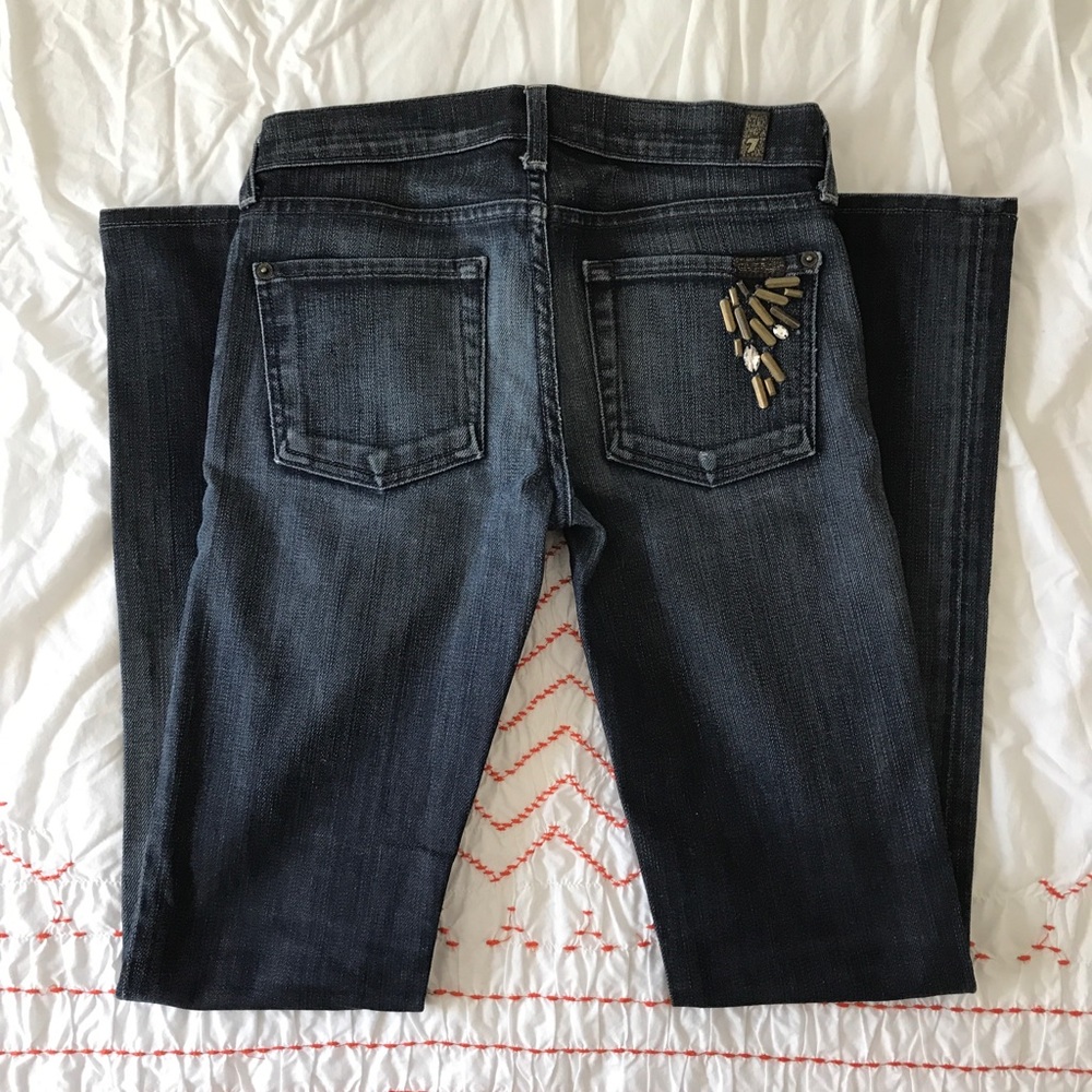 7 for all mankind Straight Leg Sz 25